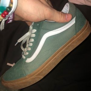 Vans! Classic white stripe shoes!